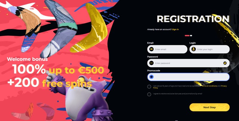 Boomerang casino v Slovenia